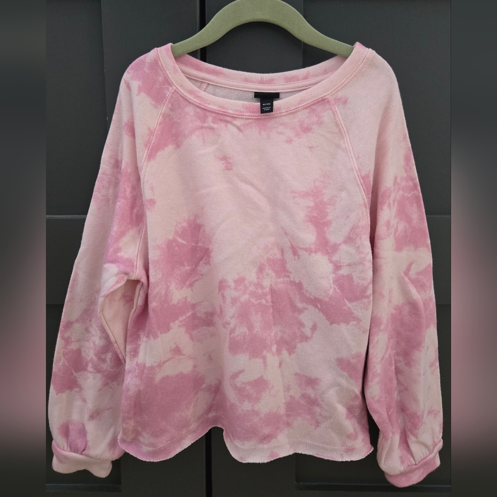 art class Kids' Pink Tie-Dye Sweatshirt